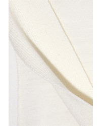 weißer Pullover mit einem V-Ausschnitt von Chloé