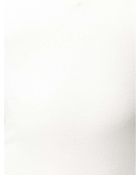 weißer Pullover mit einem V-Ausschnitt von N.Peal