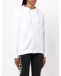 weißer Pullover mit einer Kapuze von Reebok