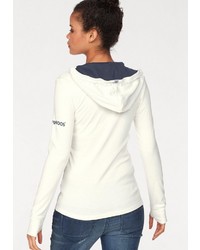 weißer Pullover mit einer Kapuze von KangaROOS