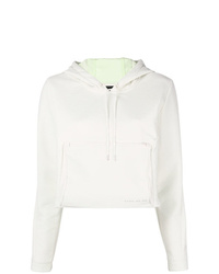 weißer Pullover mit einer Kapuze von Nike