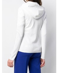 weißer Pullover mit einer Kapuze von Pinko