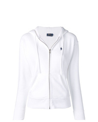 weißer Pullover mit einer Kapuze von Polo Ralph Lauren