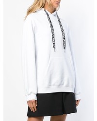 weißer Pullover mit einer Kapuze von Proenza Schouler