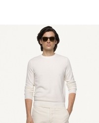 weißer Pullover