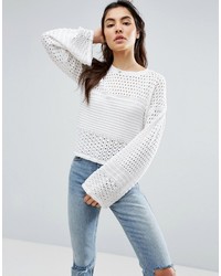 weißer Pullover von Asos