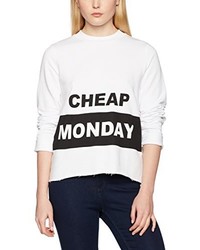 weißer Pullover von Cheap Monday