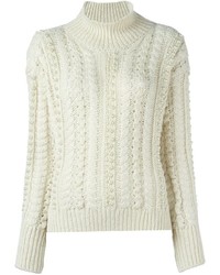 weißer Pullover von Ermanno Scervino