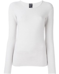 weißer Pullover von Giorgio Armani