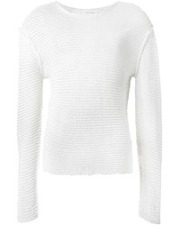 weißer Pullover von Isabel Benenato