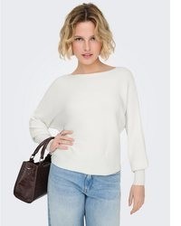 weißer Pullover von Only