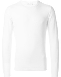 weißer Pullover von Paolo Pecora