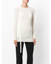 weißer Pullover von Helmut Lang