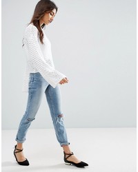 weißer Pullover von Asos