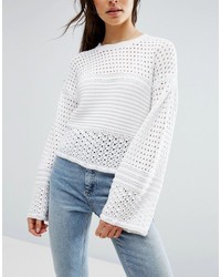 weißer Pullover von Asos