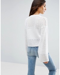 weißer Pullover von Asos