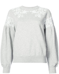 weißer Pullover von Ulla Johnson