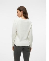 weißer Pullover von Vero Moda