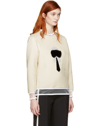 weißer Pullover von Fendi