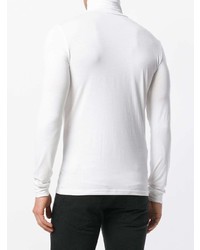 weißer Rollkragenpullover von Raf Simons