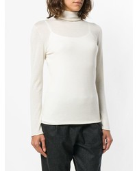 weißer Rollkragenpullover von Fabiana Filippi