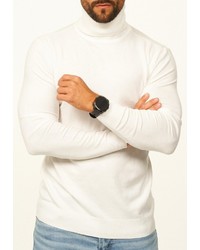 weißer Rollkragenpullover von DAILY COTTON