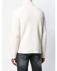 weißer Rollkragenpullover von Dondup