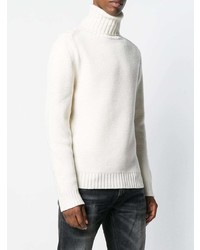 weißer Rollkragenpullover von Dondup