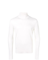 weißer Rollkragenpullover von Ermenegildo Zegna Couture