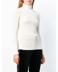 weißer Rollkragenpullover von Stefano Mortari