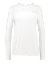 weißer Rollkragenpullover von Kaffe