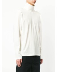 weißer Rollkragenpullover von Jil Sander