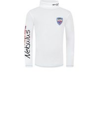 weißer Rollkragenpullover von Nebulus