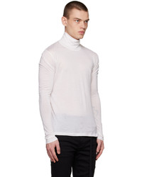 weißer Rollkragenpullover von Ann Demeulemeester