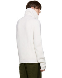 weißer Rollkragenpullover von Haider Ackermann