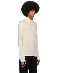 weißer Rollkragenpullover von Filippa K