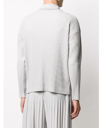 weißer Rollkragenpullover von Homme Plissé Issey Miyake