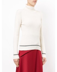 weißer Rollkragenpullover von Loveless