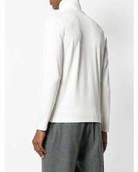 weißer Rollkragenpullover von Jil Sander