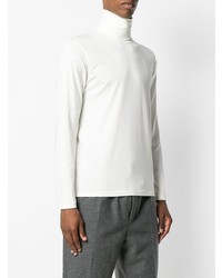 weißer Rollkragenpullover von Jil Sander