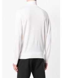 weißer Rollkragenpullover von Z Zegna