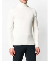 weißer Rollkragenpullover von Roberto Collina