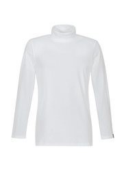 weißer Rollkragenpullover von Trigema