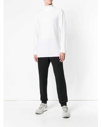 weißer Rollkragenpullover von Ermenegildo Zegna