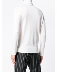 weißer Rollkragenpullover von Ermenegildo Zegna Couture