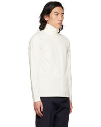 weißer Rollkragenpullover von Jil Sander