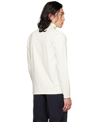 weißer Rollkragenpullover von Jil Sander