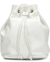 weißer Rucksack von Chanel