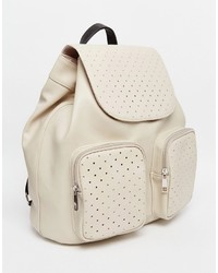 weißer Rucksack von Asos