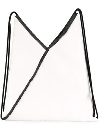 weißer Rucksack von MM6 MAISON MARGIELA